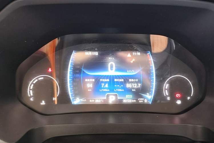 Used Chery Tiggo 8 2024 Honor Edition 230TCI Automatic Excellence Version 7 Seats Instrument Cluster