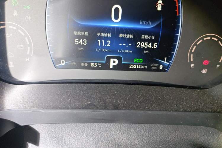 Used Chery Tiggo 8 2024 Honor Edition 230TCI Automatic Excellence Version 5 Seats Odometer Close Up