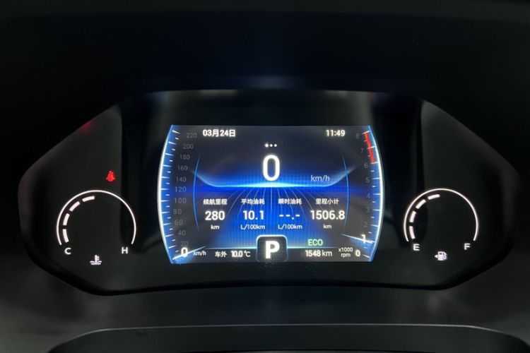 Used Chery Tiggo 8 2024 Honor Edition 230TCI Automatic Excellence Version 7 Seats Odometer Close Up