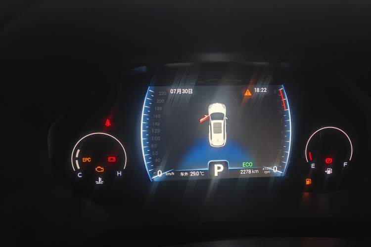 Used Chery Tiggo 8 2024 230TCI Automatic New Edition 5-Seater Odometer Close Up