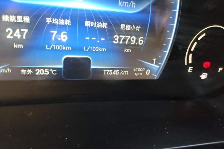 Used Chery Tiggo 8 2024 Honor Edition 230TCI Manual Advanced Version 5 Seats Odometer Close Up