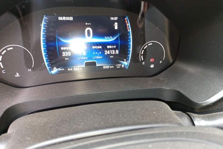 Used Chery Tiggo 8 2025 Excellence Edition 230 TCI Manual Comfort Version 7 Seats Odometer Close Up