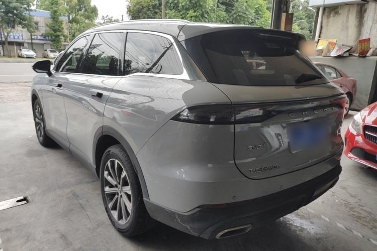 Used Chery Tiggo 8 L 2025 Model 2.0T Two-Wheel Drive Changhong Edition—7 Seaters Rear Left 45 Deg