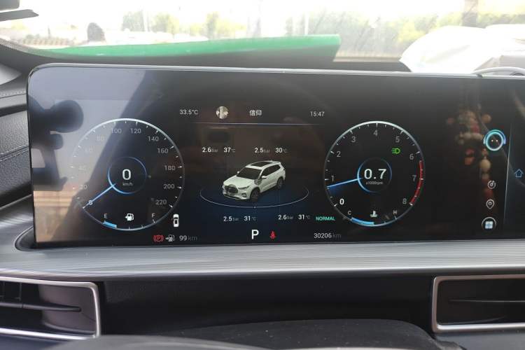 Used Chery Tiggo 8 PLUS 2021 290TGDI DCT Luxury Edition 6-Seater Instrument Cluster
