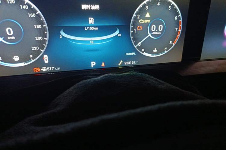 Used Chery Tiggo 8 PLUS 2021 290TGDI DCT Luxury Edition Odometer Close Up