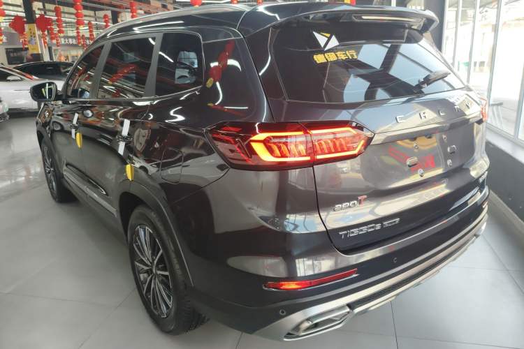 Used Chery Tiggo 8 PLUS 2021 290TGDI DCT Haoting Edition Rear Left 45 Deg