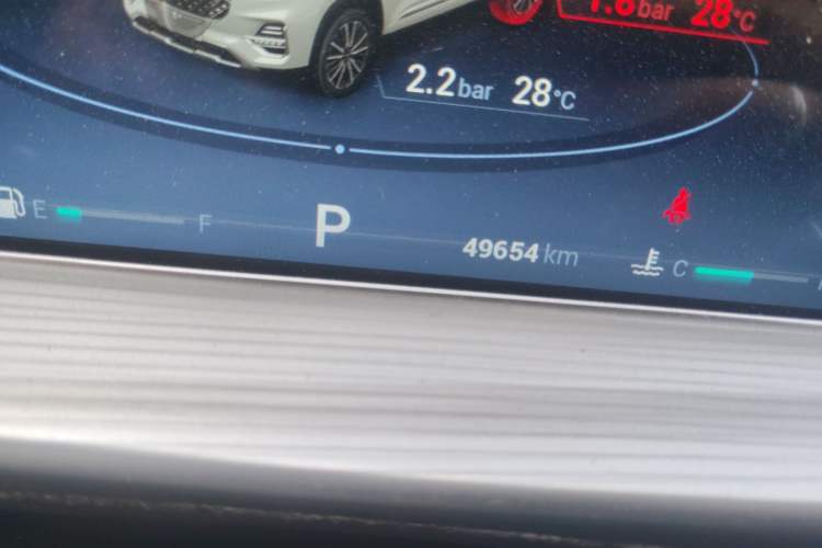 Used Chery Tiggo 8 PLUS 2021 290TGDI DCT Luxury Edition Odometer Close Up