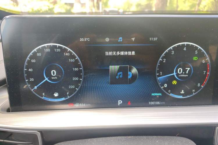 Used Chery Tiggo 8 PLUS 2021 290TGDI DCT Haoting Edition Odometer Close Up