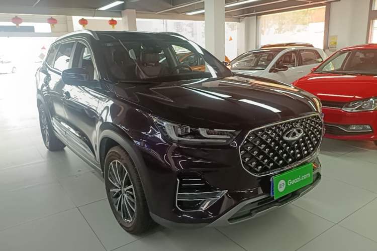 Used Chery Tiggo 8 PLUS 2021 290TGDI DCT Luxury Edition Front Right 45 Deg