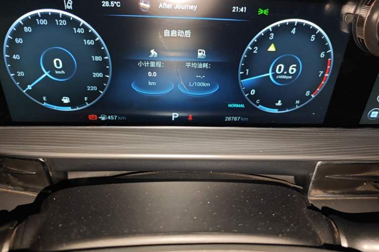 Used Chery Tiggo 8 PLUS 2021 290TGDI DCT Luxury Edition Odometer Close Up