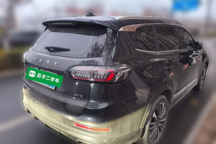 Used Chery Tiggo 8 PLUS 2022 Kunpeng Edition 390TGDI DCT Four-Wheel Drive Luxury Version Rear Right 45 Deg