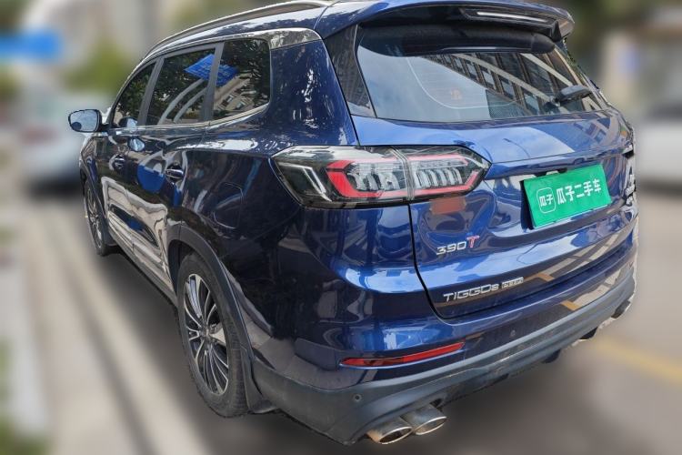 Used Chery Tiggo 8 PLUS 2022 Kunpeng Edition 390TGDI DCT Four-Wheel Drive Luxury Version Rear Left 45 Deg