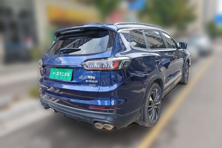 Used Chery Tiggo 8 PLUS 2022 Kunpeng Edition 390TGDI DCT Four-Wheel Drive Luxury Version Rear Right 45 Deg