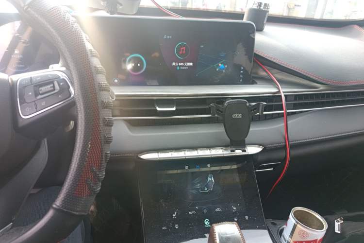 Used Chery Tiggo 8 PLUS 2022 Kunpeng Edition 390TGDI DCT Luxury Version Audio And AC Panel