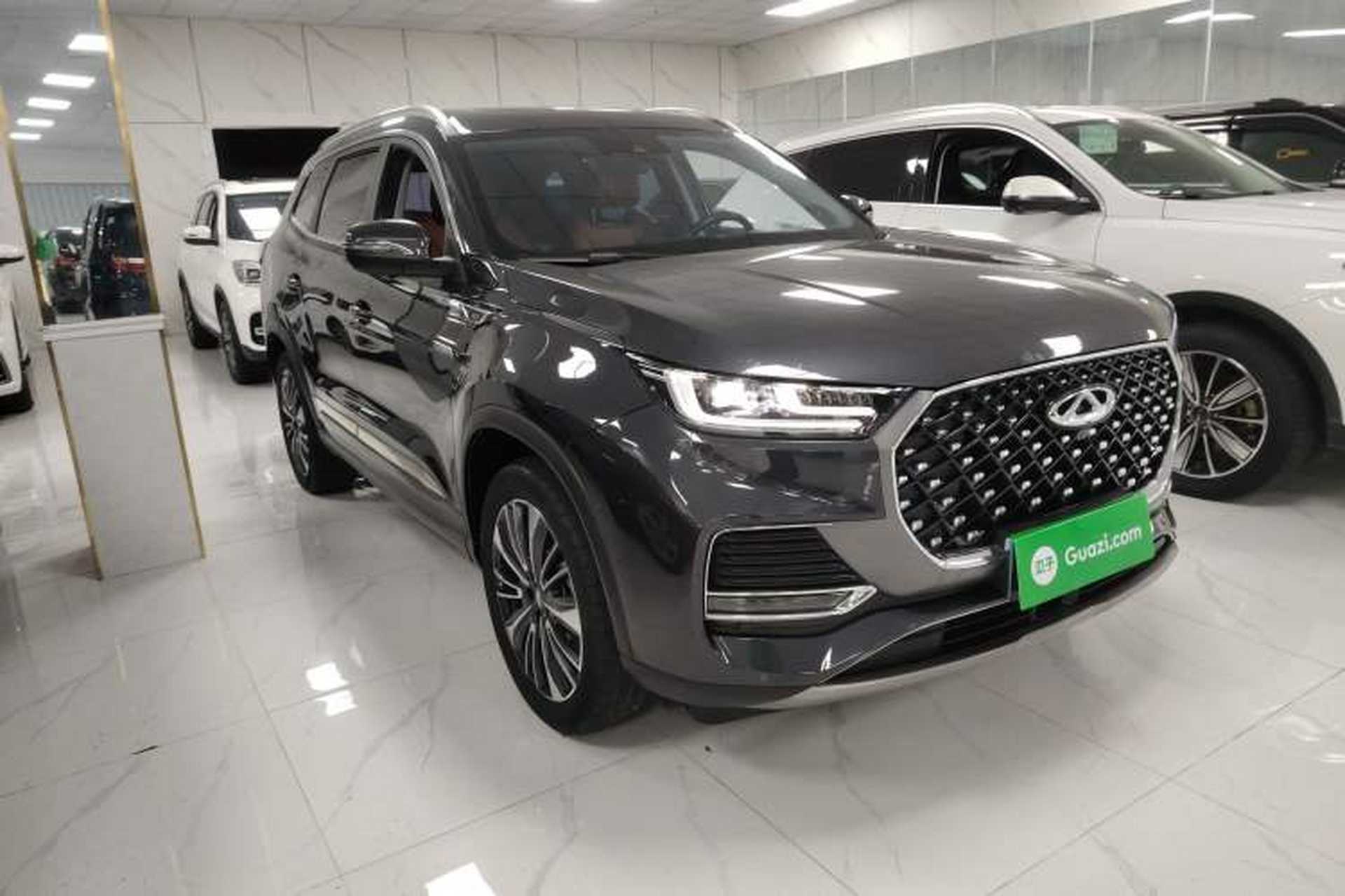 Used Chery Tiggo 8 PLUS 2022 Kunpeng Edition 390TGDI DCT Four-Wheel Drive Luxury Version Front Right 45 Deg