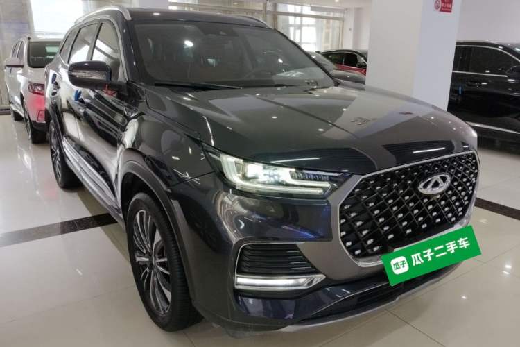 Used Chery Tiggo 8 PLUS 2022 Kunpeng Edition 390TGDI DCT Four-Wheel Drive Luxury Version Front Right 45 Deg