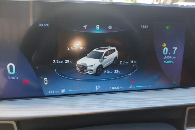 Used Chery Tiggo 8 PLUS 2022 Kunpeng Edition 390TGDI DCT Four-Wheel Drive Luxury Version Instrument Cluster