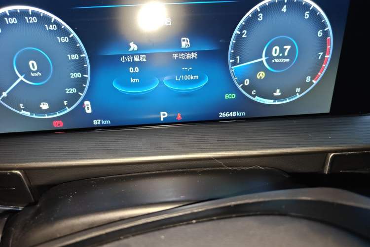 Used Chery Tiggo 8 PLUS 2022 290TGDI DCT Haoting Edition+ Odometer Close Up