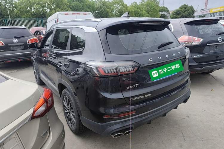 Used Chery Tiggo 8 PLUS 2022 Kunpeng Edition 390TGDI DCT Passion Version Rear Left 45 Deg