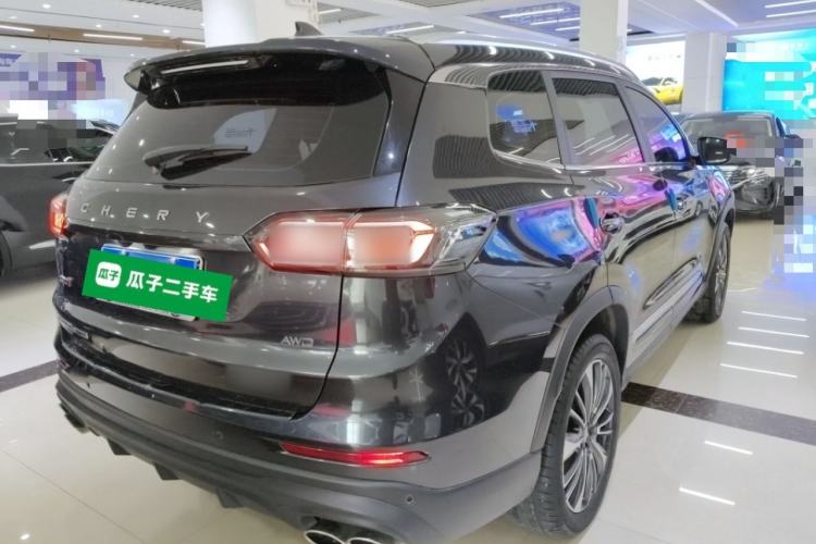 Used Chery Tiggo 8 PLUS 2022 Kunpeng Edition 390TGDI DCT Four-Wheel Drive Luxury Version Rear Right 45 Deg