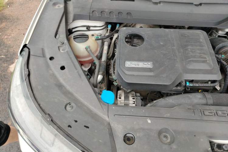 Used Chery Tiggo 8 PLUS 2022 Kunpeng Edition 390TGDI DCT Four-Wheel Drive Luxury Version Engine Bay Right