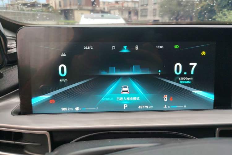 Used Chery Tiggo 8 PLUS 2022 Kunpeng Edition 390TGDI DCT Four-Wheel Drive Luxury Version Instrument Cluster