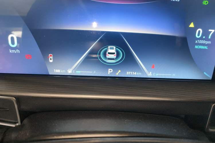 Used Chery Tiggo 8 PLUS 2022 Kunpeng Edition 390TGDI DCT Luxury+ Edition Odometer Close Up