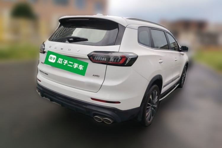 Used Chery Tiggo 8 PLUS 2022 Kunpeng Edition 390TGDI DCT Four-Wheel Drive Luxury Version Rear Right 45 Deg