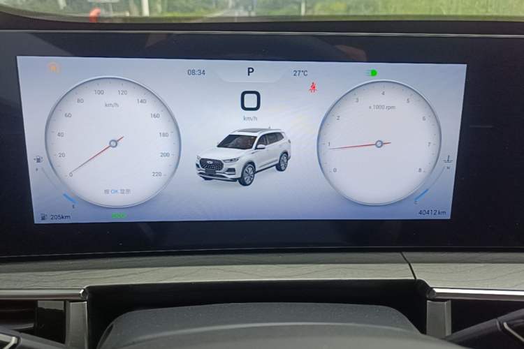 Used Chery Tiggo 8 PLUS 2024 Champion Edition 290TGDI DCT Deluxe Version 7-Seater Instrument Cluster