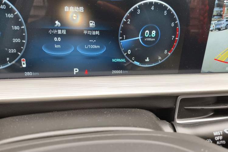 Used Chery Tiggo 8 PLUS 2024 Champion Edition 290TGDI DCT Passionate Version 7 Seats Odometer Close Up