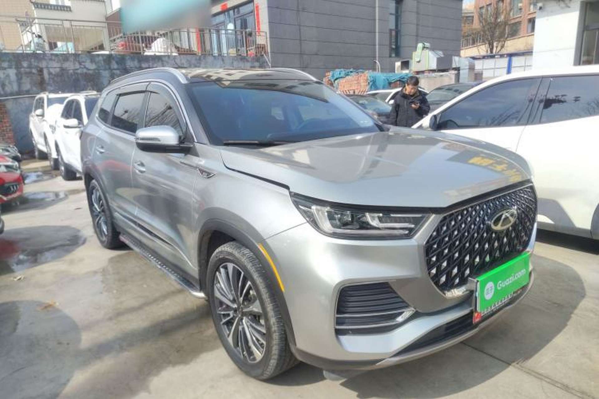 Used Chery Tiggo 8 PLUS 2024 Champion Edition 290TGDI DCT Deluxe Version 5-Seater Front Right 45 Deg