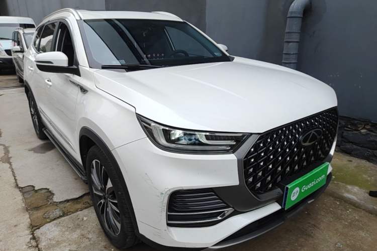 Used Chery Tiggo 8 PLUS 2024 Champion Edition 290TGDI DCT Deluxe Version 7-Seater Front Right 45 Deg