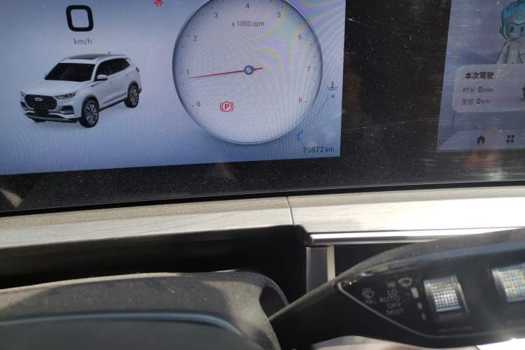 Used Chery Tiggo 8 PLUS 2025 Model 290TGDI DCT Classic Edition—5 Seaters Odometer Close Up