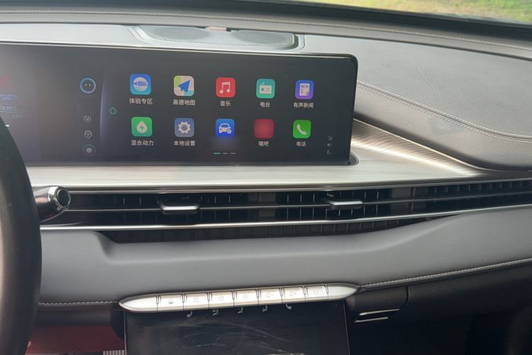 Used Chery Tiggo 8 PLUS Kunpeng e+ 2022 PHEV 1.5T WindStyle e+ Audio And AC Panel