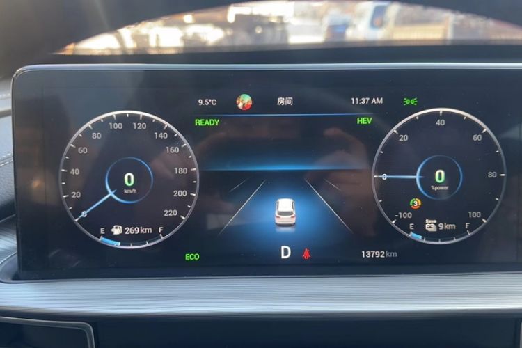 Used Chery Tiggo 8 PLUS Kunpeng e+ 2022 PHEV 1.5T WindStyle e+ Odometer Close Up