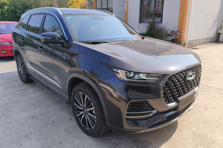 Used Chery Tiggo 8 PLUS Kunpeng e+ 2022 PHEV 1.5T WindStyle e+ Front Right 45 Deg