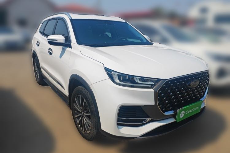 Used Chery Tiggo 8 PLUS Kunpeng e+ 2022 PHEV 1.5T WindStyle e+ Front Right 45 Deg