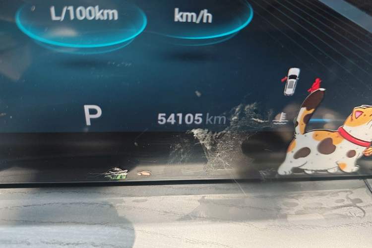 Used Chery Tiggo 8 PRO 2022 390T Four-Wheel Drive Storm Edition 5 Seats Odometer Close Up