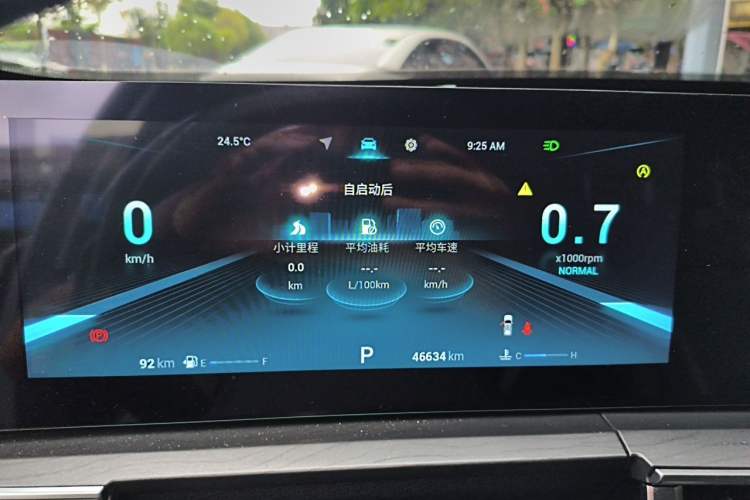 Used Chery Tiggo 8 PRO 2022 290T Two-Wheel Drive Sky Dome Edition 7 Seats Odometer Close Up