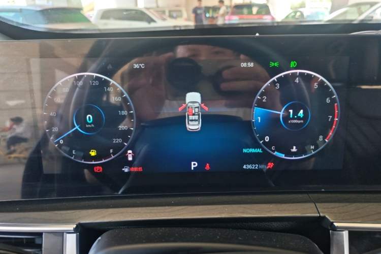Used Chery Tiggo 8 PRO 2022 390T Two-Wheel Drive Haohan Edition 7-Seater Instrument Cluster