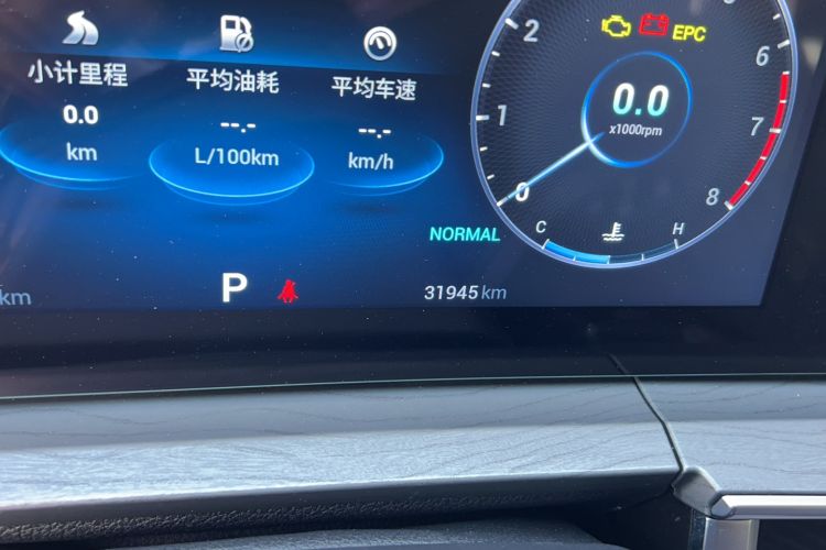 Used Chery Tiggo 8 PRO 2022 390T Two-Wheel Drive Vast Edition 5 Seats Odometer Close Up