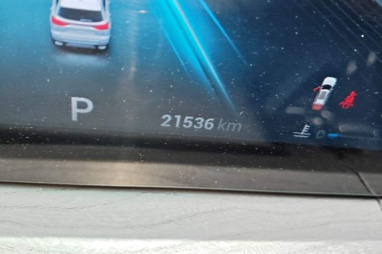Used Chery Tiggo 8 PRO 2022 290T Two-Wheel Drive Sky Dome Edition 5 Seats Odometer Close Up