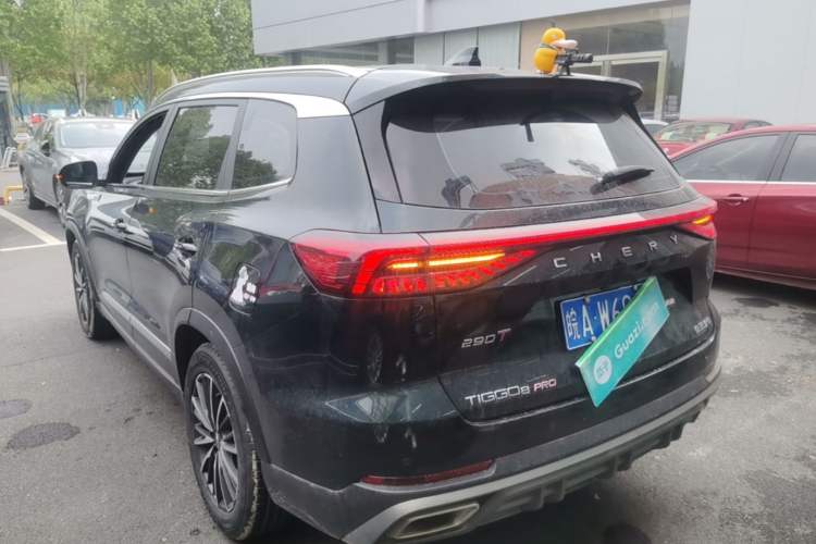 Used Chery Tiggo 8 PRO 2022 290T Two-Wheel Drive Haohan Edition 5 Seats Rear Left 45 Deg