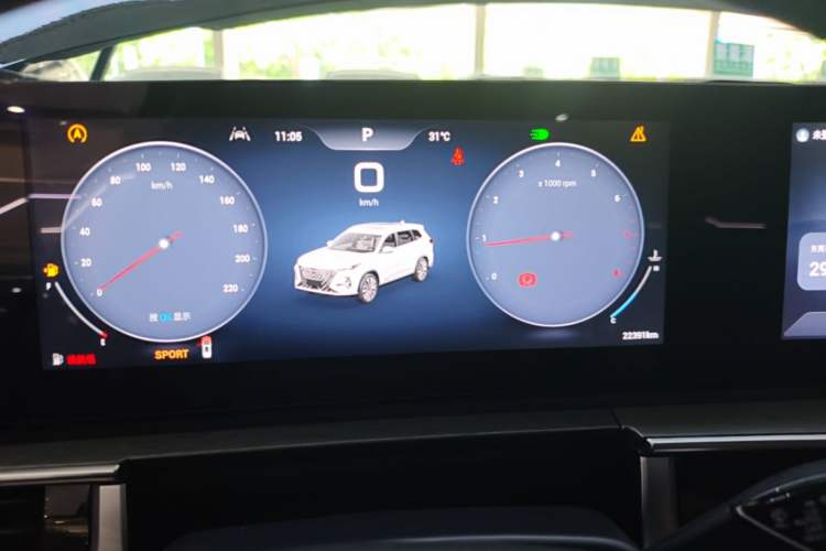 Used Chery Tiggo 8 PRO 2024 Champion Edition 290T Two-Wheel Drive Peak Version 5 Seats Instrument Cluster