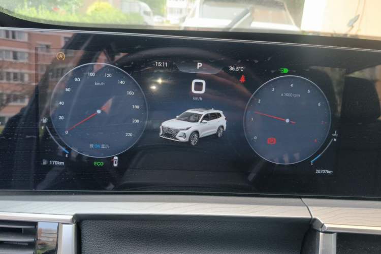 Used Chery Tiggo 8 PRO 2024 Champion Edition 290T Two-Wheel Drive Peak Version 5 Seats Instrument Cluster