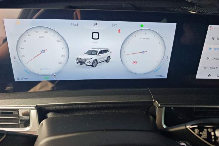 Used Chery Tiggo 8 PRO 2024 Champion Edition 290T Two-Wheel Drive Peak Version 5 Seats Odometer Close Up