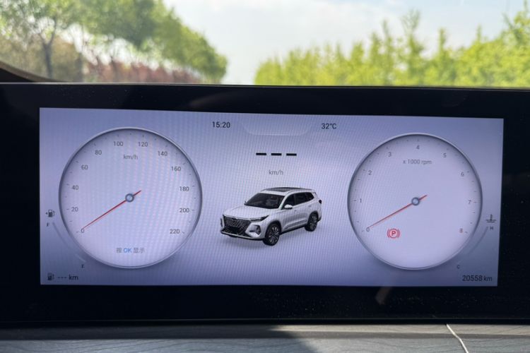 Used Chery Tiggo 8 PRO 2024 Champion Edition 390T Two-Wheel Drive Peak Version 5 Seats Odometer Close Up