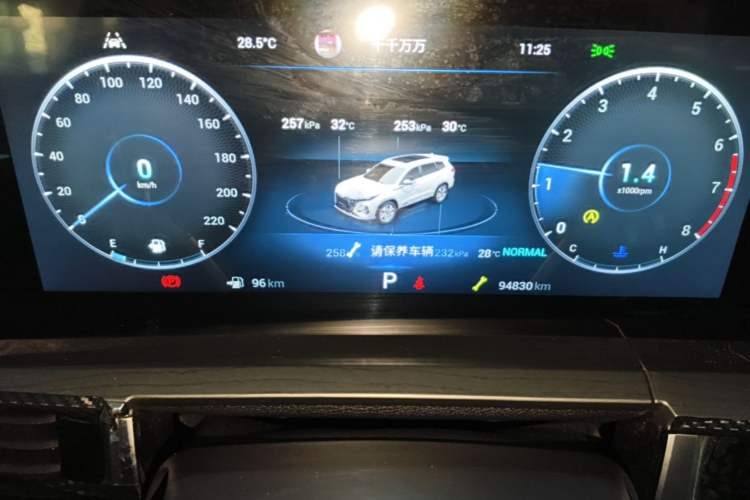 Used Chery Tiggo 8 PRO 2024 Champion Edition 390T Four-Wheel Drive Peak Version 5 Seats Instrument Cluster