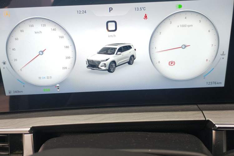 Used Chery Tiggo 8 PRO 2024 Champion Edition 290T Two-Wheel Drive Peak Version 5 Seats Odometer Close Up