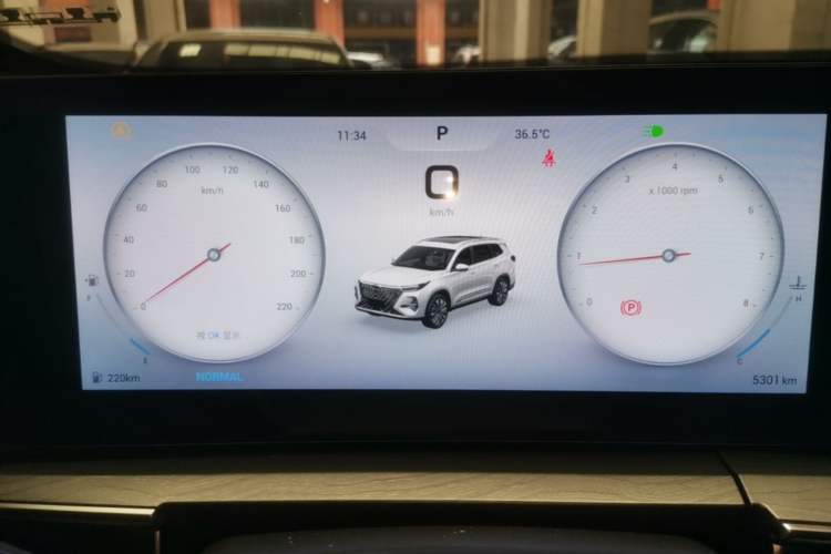 Used Chery Tiggo 8 PRO 2025 290T Two-Wheel-Drive Luxury Edition Instrument Cluster
